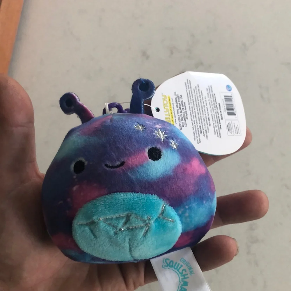 Squishmallows Colorful Plush Keychain